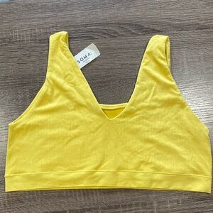 NWT - Soma Intimates Seamless Aloe Turnaround Bralette - Sunshine - XXL
